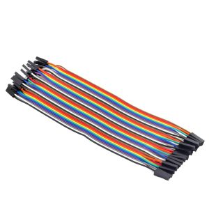 Pack De 40 Cables Jumper Hembra y hembra  – Macho 20 cm